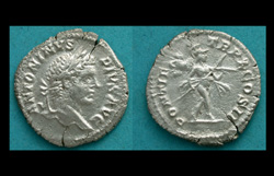 Caracalla, Denarius, Mars reverse, Sharp!